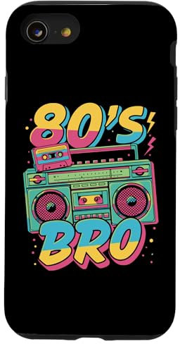 Hülle für iPhone SE (2020) / 7 / 8 80's BRO Retro Boombox and Cassette Design for 80s Fans