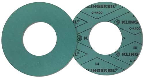 diconfa Klingersil C-4400 Flanschdichtung DIN 2690 - DN15 bis DN500-1 bis 100 Stück - AUSWAHL: DN32 PN10-40 (82 x 43 x 2 mm), 2mm stark 10 Stück - DIN-Dichtung Dichtungsring Dicht-ring