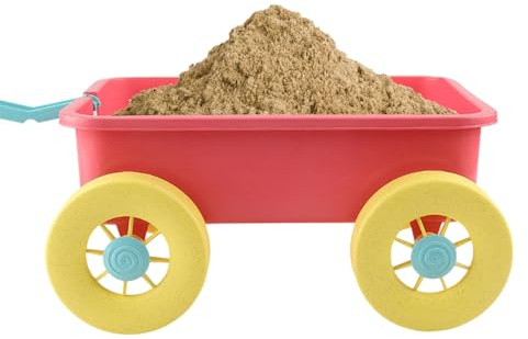 Kinderspielzeug Schiebetrolley | Strandwagenspielzeug | Toys Sandspielzeug Bollerwagen | Strandwagen Eimer | Bollerwagen Dumper | Großer Stauraum Für Baggerwerkzeuge Für Hinterhof, Garten