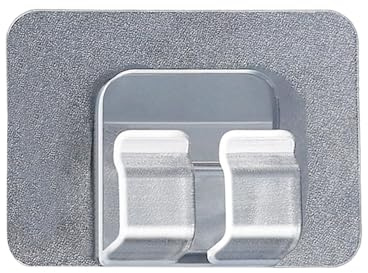 Haken Zum Schrauben Weihnachtshaken für Lichterketten im Freien, Clips: 20 Stück robuste Kabelklemmen mit Klebestreifen zum Aufhängen von Weihnachtslichtern draußen, durchsichtige, (Clear, One Size)