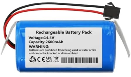 Batería De Repuesto De 14,4 V Y 2600 MAh, Compatible Con HONITURE, G20 Y Ultenic. Piezas For Robot Aspirador.