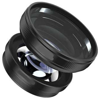 Compatibile con Freewell, compatibile con Fujifilm X100VI X100V, nuovi accessori fotografici for obiettivi macro e grandangolari 2 in 1(Black)