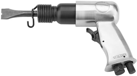 Dioche Marteau Pneumatique Puissant 4 500 TR/Min – Burin Pneumatique Industriel avec Course de 150 Mm, Corps en Alliage d'aluminium Durable, Idéal pour Le Soudage et Les Travaux de Béton, Comprend