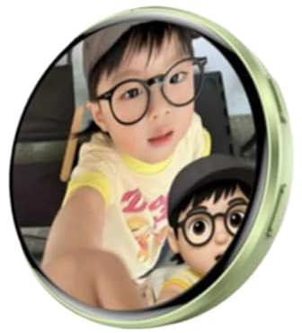 Pin Digital Electrónico | Pantalla Táctil IPS Vestible - Electrónica Visualizadora de Fotos,para Viajes Diarios, Vacaciones, Cosplay, Eventos, Coleccionistas, Adolescentes y Adultos