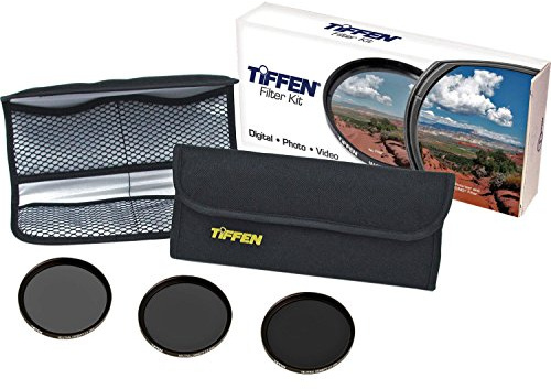 Tiffen 77MM DIGITAL ND KIT | 77mm Neutral Density Filter Kit with 0.6, 0.9 and 1.2 ND filters for exposure, aperture and motion blur control