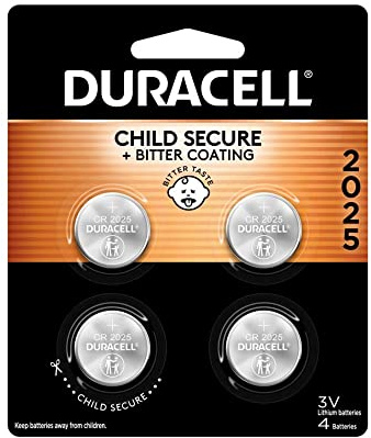 DURDL20254PK - Duracell Button Cell Lithium Battery 2025 4 pack
