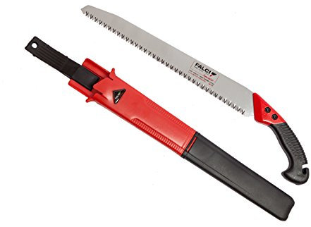 FALCI Segaccio per Legno Lama in Acciaio Lunghezza 38 cm con Fodero