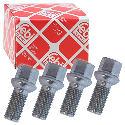 4 X FEBI viti per ruote M14 x 1,5 X 27 mm zincato SW17 bullone ruota ruota vite