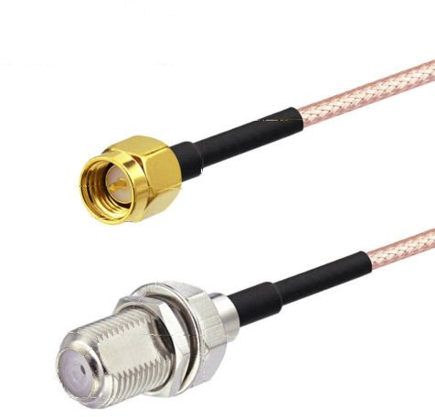 SMA Male to F Type Female Cable 6 feet for TV DVB-T2 ATSC SDR USB Stick Receiver USA Shipping