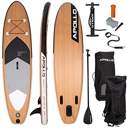 Apollo SUP Board Wood - Allround - 300 x 15 cm