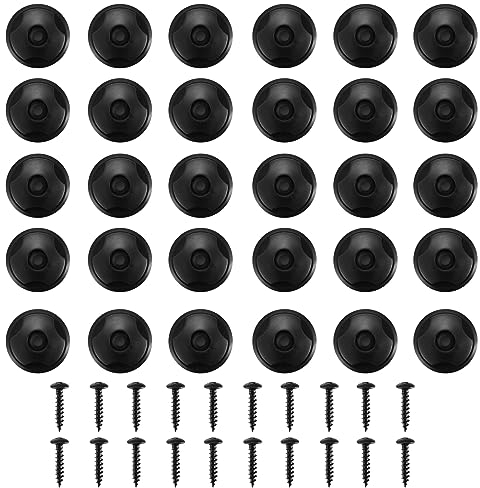 30 STK Planenknöpfe Planenhaken für Anhänger Plane, Rundknöpfe Befestigungsnoppen für Anhängerplane, Kofferraum Rückenlehne Anhängernetzen, mit 30 Schrauben