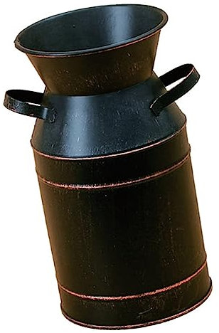 Yardenfun Rustikale Blumeneimer Aus Eisen Vintage Vase Für Gartendekoration Blumentopf Mit Used-Look Lackierung Für Tischdeko Und Blumenarrangements