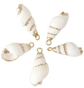 Coquilles de mer Coquilles de mer mixtes, Coquillages for l'artisanat 10 pièces/ensemble coquillages naturels artisanat en métal ornements for pendentif coquillages collier pendentif fabrication de pe