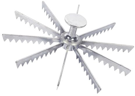 Cortador de pizza de aleación de aluminio de fácil limpieza con forma de engranaje, herramienta creativa para pizza, divisor de masa adecuado para porciones iguales