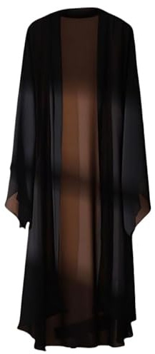 Cardigan Femme,Cardigans Longs en Mousseline De Soie Manches Longues Ouvert sur Le Devant Mince Léger Transparent Châle Boléro Caftan Ample Bohème Spacieux Kimono Plage Bikini Robes De Couvertur