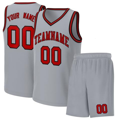 Personalisierte Basketball Trikot 2 Teiliges Set mit Jersey Shirt und Shorts für Herren/Damen/Jungen/Kinder Kurze Hose Jungen 164 Kinder Sportbekleidung Für Herren Handball Deutschland