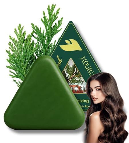 Nature Triangle Shampoo Bar,Festes Shampoobar,gegen Schuppen, 1pc