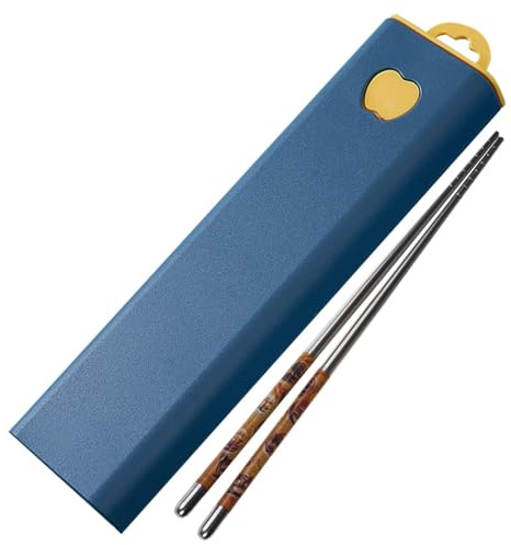 Boîte de rangement portable pour couverts – Étui à ustensiles en ABS avec fente pour carte | Organiseur de voyage pour baguettes, pailles, cuillères, fourchettes | Récipient multifonction pour sac à