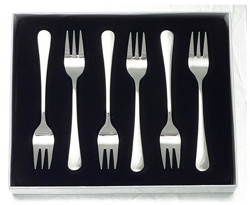 Judge forchette da Dolce, Argento, Set da 6