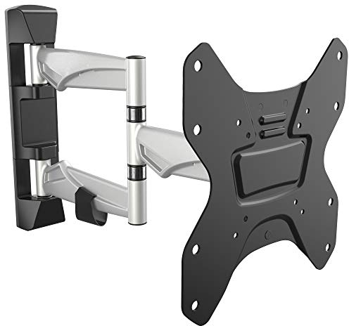RICOO Supporto TV parete S3222 Girevole Inclinabile Televisore 30-55 (76-140 cm) Staffa universale Televisione LED/LCD/Curvo VESA 75 x 75-200 x 200