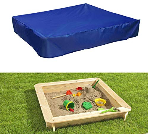 150x150x20cm Sandkastenplane Abdeckung Blau für Sandkasten Abdeckplane Sandkastenabdeckung Plane
