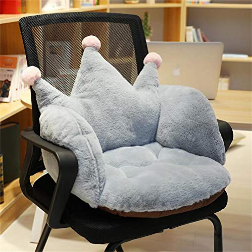 Armchair Seat Support Crown Soft Cushion Plush Comfort Seat Pad Office Cozy Warm Seat Pillow Relieves Back Coccyx Sciatica and Tailbone Pain Relief Chair Cushions for Home Office Sofa Car Wheelchair