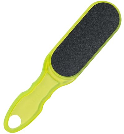 STALEKS Classic AC 10/1 Fußfeile, doppelseitig, Schleifmittel (Körnung 100/180) – Pediküre, Fußpflege-Werkzeug für Frauen und Männer für nasse und trockene Füße Haut – STALEKS Classic AC 10/1 (grün)