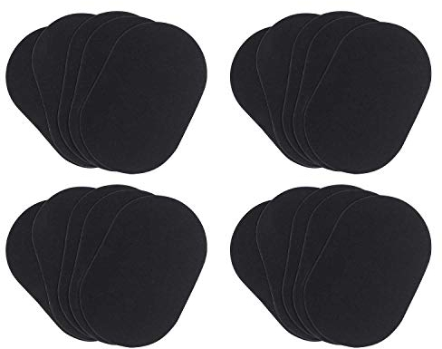TRIXES Exfoliating Hair Removal Buffer Pads x20 - Large Pads - Smooth Skin on Legs, Arms & Body - Unwanted Hair Depilation Replacement Pack