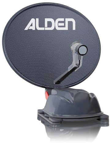 Alden - Antenne Satellite Automatique AS2 Platinium ALDEN Coloris - Blanc, Dimension (cm) - 60, Modèle - Satmatic AIO TV 19'' DVD HD
