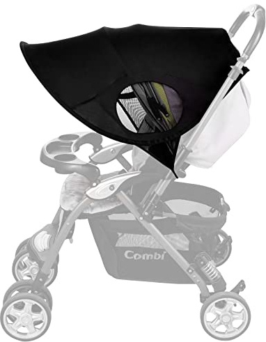 Berdso Toldo universal para cochecito de bebé con protección, ajustable UV 50+