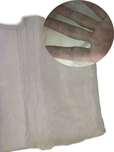 More Sizes Heavyweight Fine Mesh Vegetable Protection Net Butterfly for Plant Fruit Carrot Fly Crop Protect Anti Bug Pest Silver Anti-bird net(2×10m