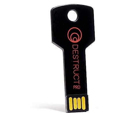 Destruct PRO Hard Drive Data Eraser by Lovell | Military-Grade HDD Erase Tool | Permanently Erase Computer Data | All PC and Laptop Compatible | Easy-to-Use USB
