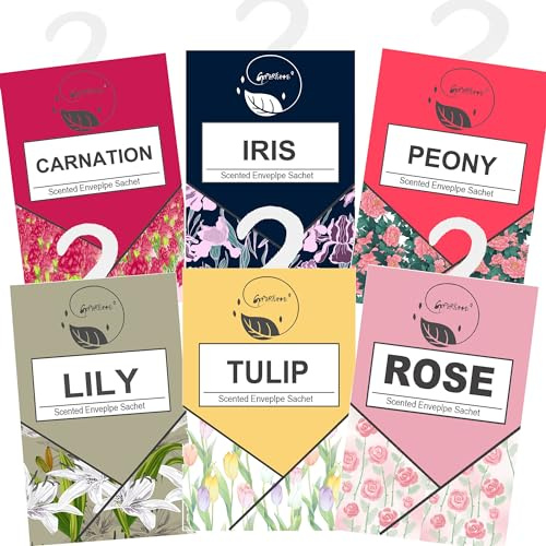 GOPERFUMME 6 st tvättdoft, skåp, doftpåsar, garderob, doftpåse, garderob, doft, hängande påse, skåpdeodorant naturlig lukt, doftpåse, skåpdoft, friskhet