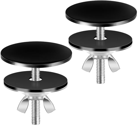Pretwad Cubierta para agujero de fregadero de cocina de 2 pulgadas, 2 piezas de cubierta de agujero de fregadero de cocina, cubierta de agujero de grifo de acero inoxidable, tapa de tapón de metal