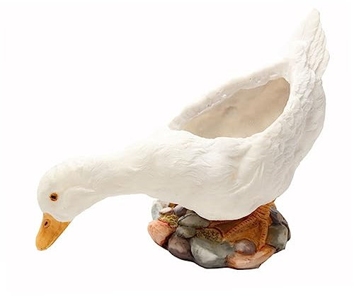 Gogogmee 1stück Niedlicher Resin-Tier-blumentopf Für Sukkulenten Dekorativer Bonsai-Topf Mit Drainageloch Für Kleine Pflanzen Wohnaccessoire