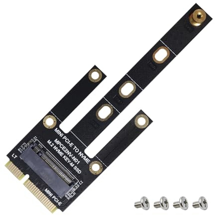 ANCLLO M.2 NGFF till MSATA SSD-Adapterkort, B/B+M Konverterarkort för Mini SATA 3.0 Hårddisk