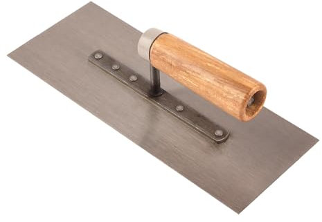 rockible Truelle de Maçon, Truelle à Plâtre, Outils de Construction En Acier Multifonctionnels, Truelle de Maçon pour La Finition Du Béton