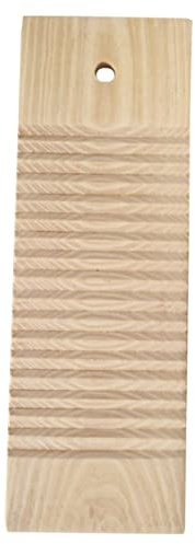 TOBBOMEY Rechteckiges Holz Waschbrett 48x16cm Rutschfestes Handwaschbrett Für Wäsche Robustes Wäschebrett Für Babykleidung Und Empfindliche Textilien Praktisches Haushaltswaschbrett Aus