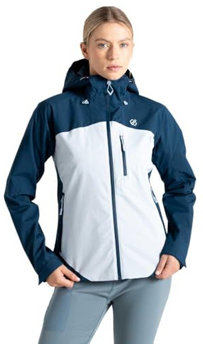Dare 2b - Torrek II Jacke, wasserfest für Damen (38 DE) (Luftweg/Dunkel-Jeansblau)