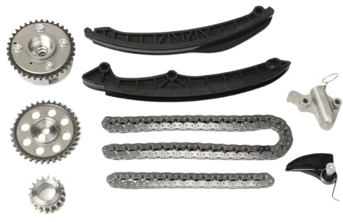 Kit di regolazione tendicatena di distribuzione del motore compatibile con i modelli EA111 1.4T 03C198119D 03C109088E per Seat
