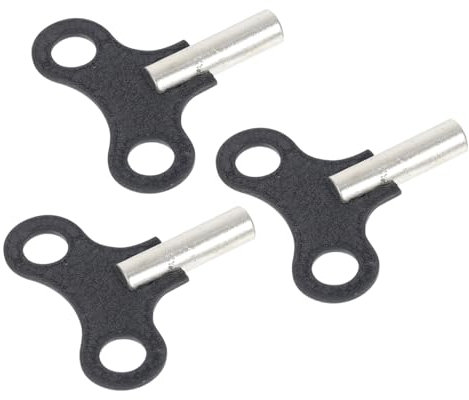 SHINEOFI 3stücke Uhraufzugsschlüssel Aus Aluminium Uhraufzugswerkzeuge Kleine Uhrenschlüssel Schreibtischuhrschlüssel Retro-uhrenschlüssel Für Uhr Wicklung