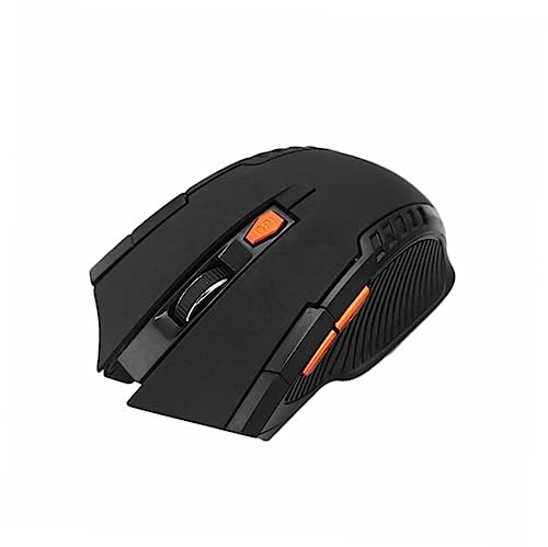 SHINEOFI Souris Noire 6 Boutons 2, 4 Ghz pour Fil Abs PC Portable | Optique USB 1.1/2.0, Dpi 800/1200 Réglable, Bouton Raccourci, Usage Ordinateur de Bureau