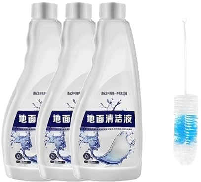 480 ml 3 pièces liquide de nettoyage universel for machine à laver les sols, compatible avec les modèles de la série Tineco 1.0 2.0 LED/LCD 3.0, recharge d'agent de nettoyage tout usage