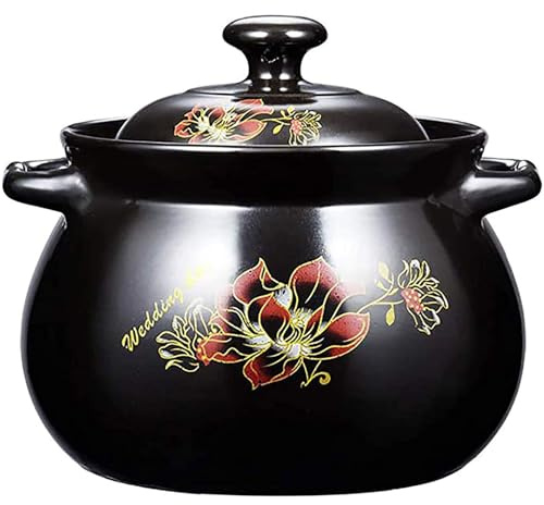 SLCHJX Pentole di Argilla per Cucina - casseruola Ceramica antiaderele b