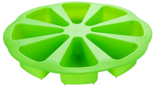 ASAKKURA Molde para Hornear de Silicona 8 Cavidades para Porciones Individuales, Apto para Lavavajillas y Microondas, Adecuado para Repostería