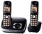 Panasonic KX-TG6522GB Duo Schnurlostelefon mit Anrufbeantworter schwarz