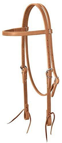 Weaver Leather Goldbraunes Geschirr aus Leder mit Stirnband