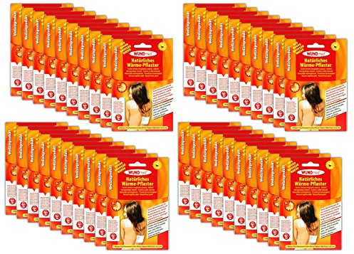40x Wärmepflaster 13 x 9,5cm Schmerzpflaster Wärmepads Rheumapflaster Rücken