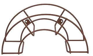 Sauvic 03320 - Soporte Manguera pequeño, 36,5x13,5x19,5 cm, Color óxido