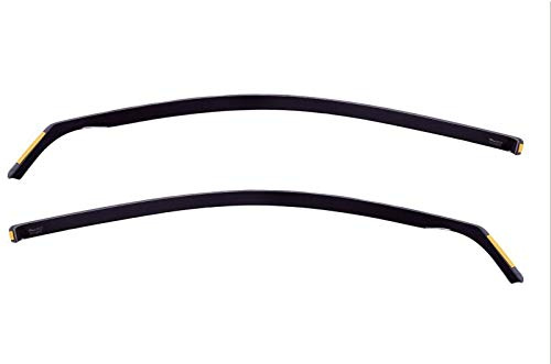 J&J AUTOMOTIVE Windabweiser passend für Seat Leon 3 3-Türer 2013-2020 2tlg, Heko Regenabweiser Vorne Getönt Dunkel Passform